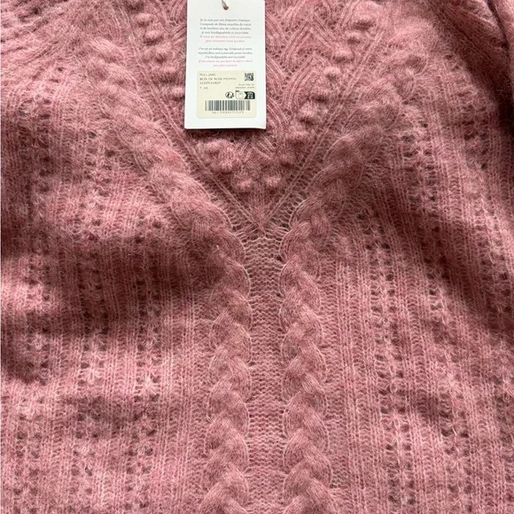 SOLD-NTW Sezane Jake Jumper pink Xs - Picture 4 of 4